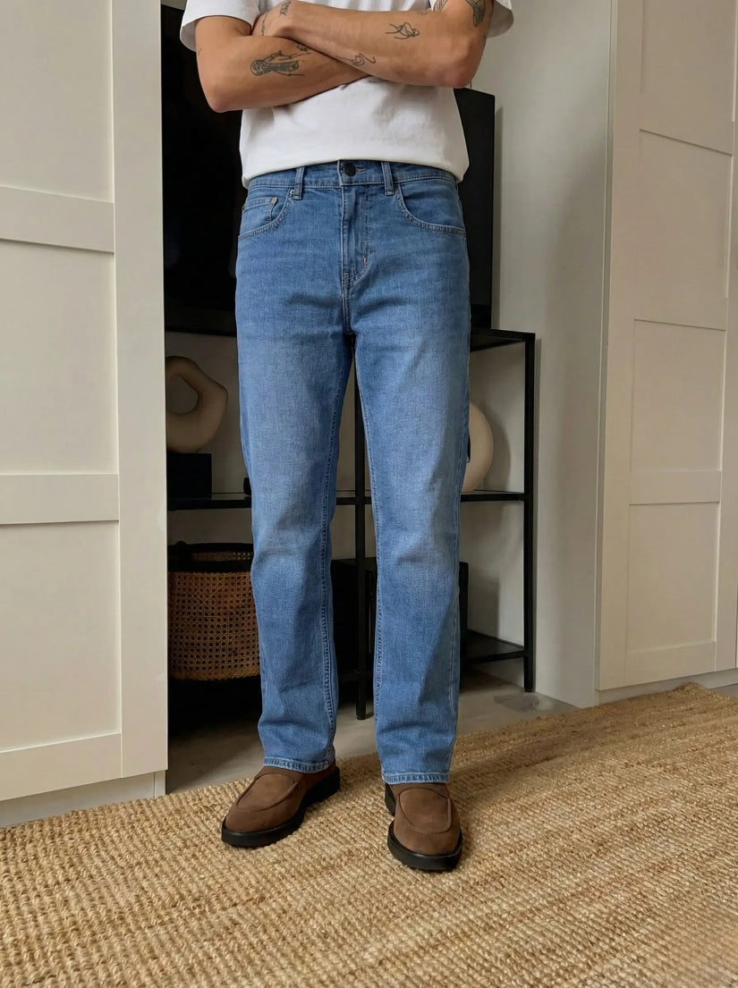 True Straight Jeans